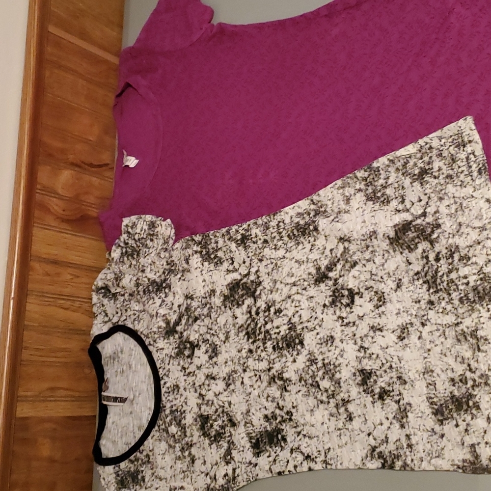 Bke bundle of 2 burnout blouses